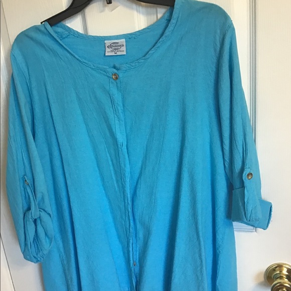 Beach cover up worn once very comfy - Picture 2 of 4